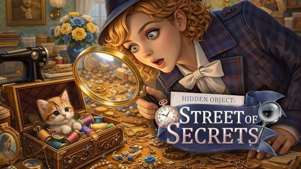 Hidden Object: Street Of Secrets Puzzle Game