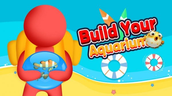 Build Your Aquarium: Sea World Fishing Game