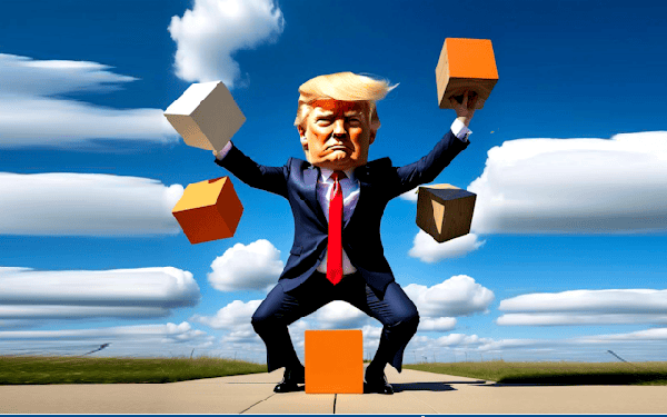Trump Wobble Walk Challenge - Funny Ragdoll Online Game