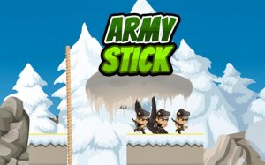 Army Stick: Pull & Jump Arcade Online Game