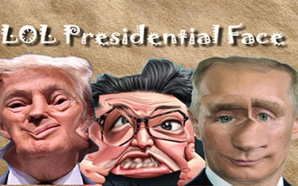 LOL Presidential Face - Funny Face Editor Online Game