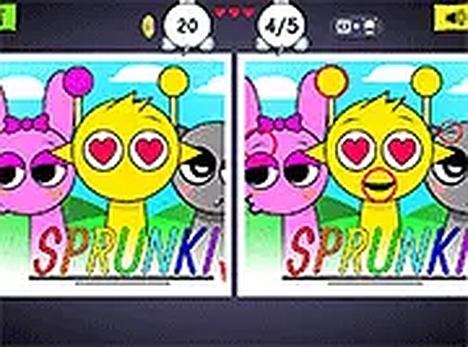 Sprunki: Difference and Sing Puzzle Game
