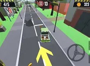 Cargo Carrier: Low Poly Driving Game
