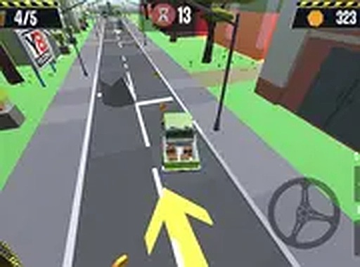 Cargo Carrier: Low Poly Driving Game