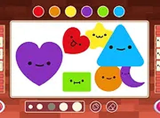 Smiley Shapes Online Game