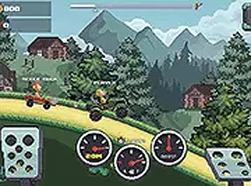 Hill Climb Pixel Car Offroad Game